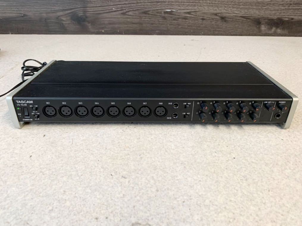 1円 良品 動作品 TASCAM タスカム US-16x08 オーディオインターフェース MIDI オーディオインターフェイス マイクプリアンプ 良品 売り切り
