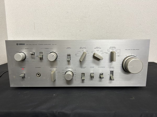 A3 YAMAHA ヤマハ CA-R11 ステレオアンプ 通電確認済み オーディオ機器