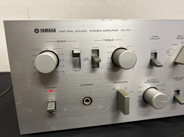 A3 YAMAHA ヤマハ CA-R11 ステレオアンプ 通電確認済み オーディオ機器 A3 YAMAHA ヤマハ CA-R11 ステレオアンプ 通電確認済み オーディオ機器