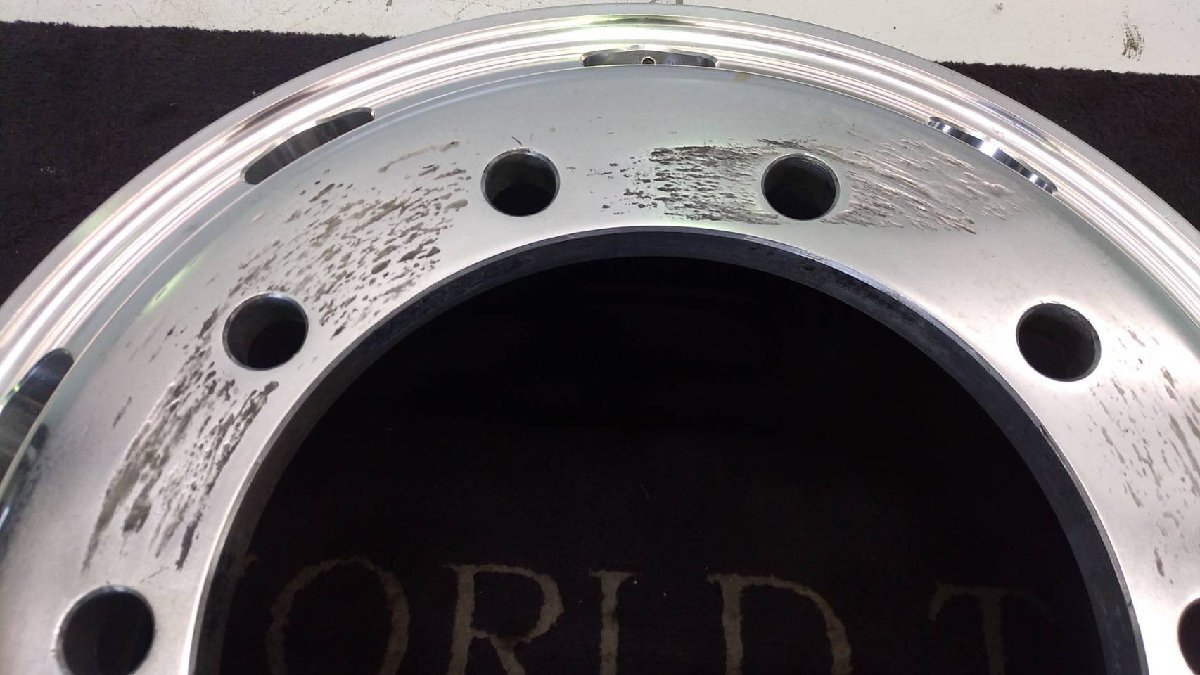 トラック ブリヂストン アルミホイール 22.5×7.50 1本 ISO規格 10穴 BS 中古 JIS規格 ブリヂストン アルミホイール 0 ISO規格 7.50