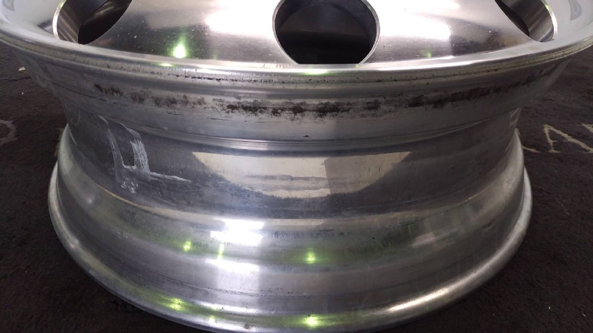 トラック ブリヂストン アルミホイール 22.5×7.50 1本 ISO規格 10穴 BS 中古 JIS規格 ブリヂストン アルミホイール 0 ISO規格 7.50