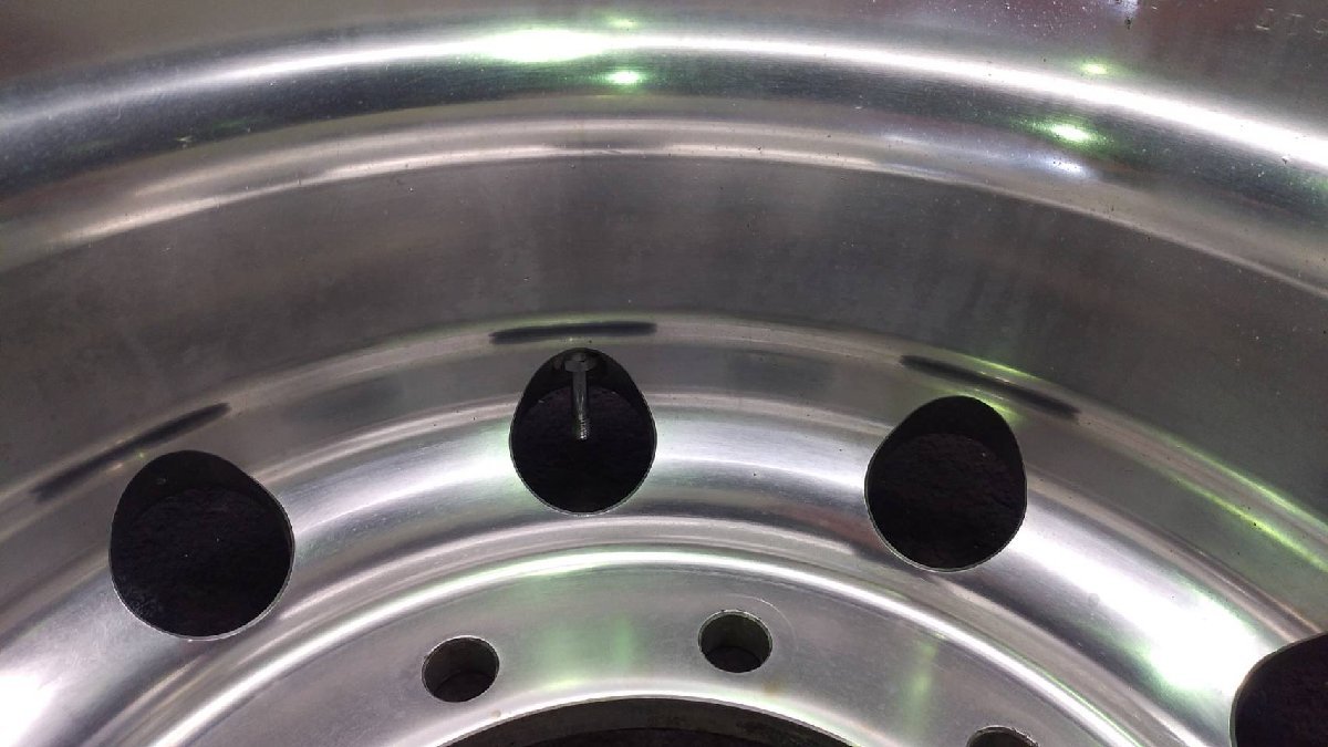 トラック ブリヂストン アルミホイール 22.5×7.50 1本 ISO規格 10穴 BS 中古 JIS規格 ブリヂストン アルミホイール 0 ISO規格 7.50