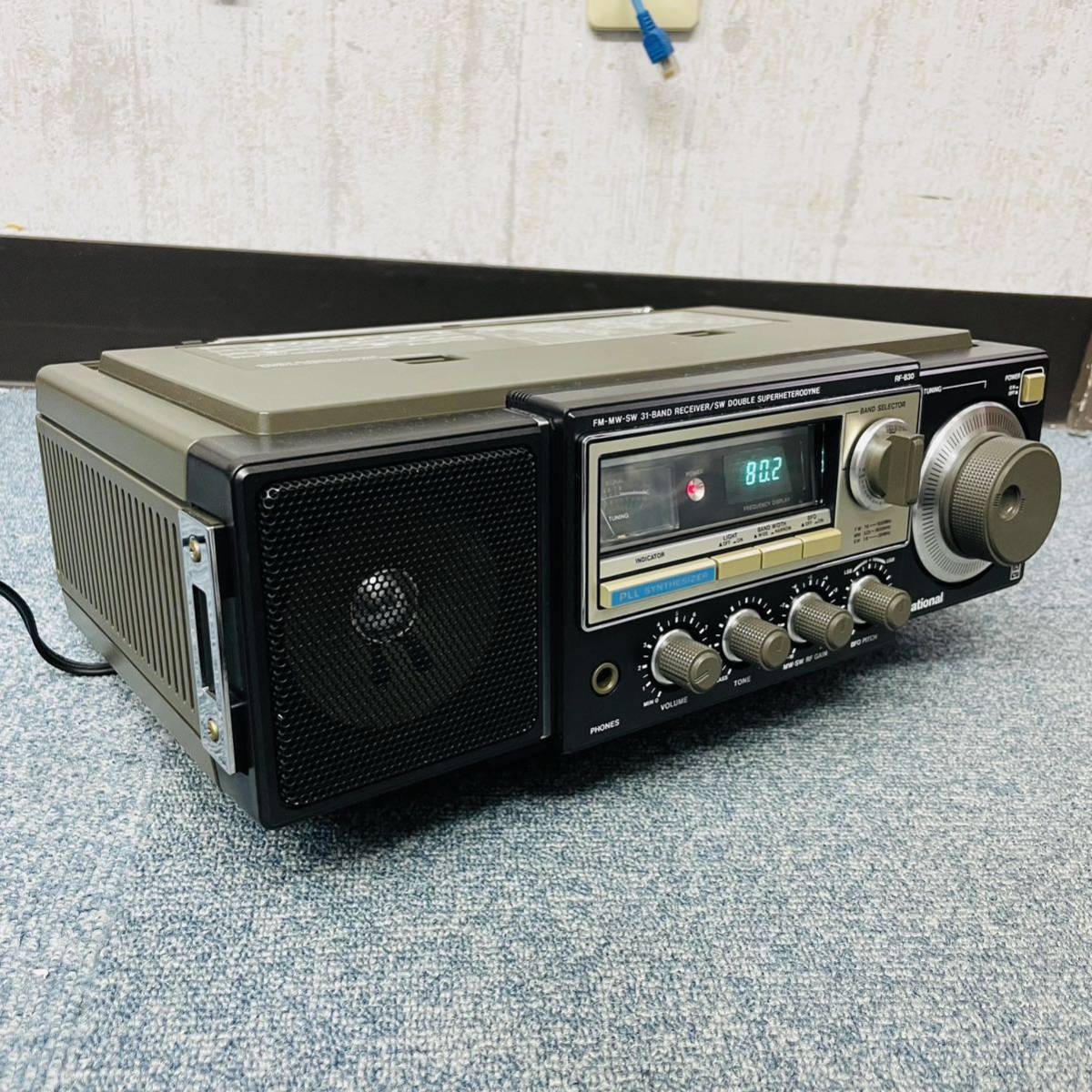 National ナショナル 通信型ラジオNational RF-B30 受信 目立った傷