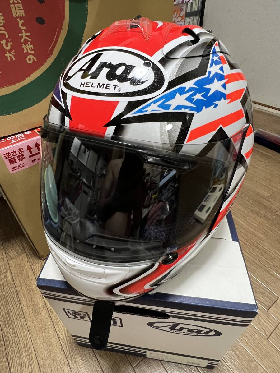 アライ ヘルメット RX-7 RR4 ヘイデン ラグナ サイズ57-58 - お アライ ヘルメット RX-7 RR4 ヘイデン ラグナ サイズ57-58 - お