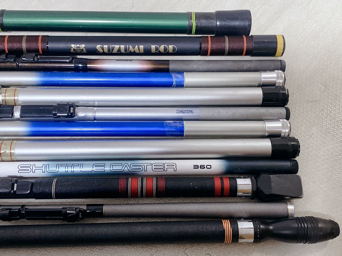 磯竿まとめ DAIWA SHIMANO 等 大量まとめ 釣竿 HG 飛投390 磯響 1-53 
