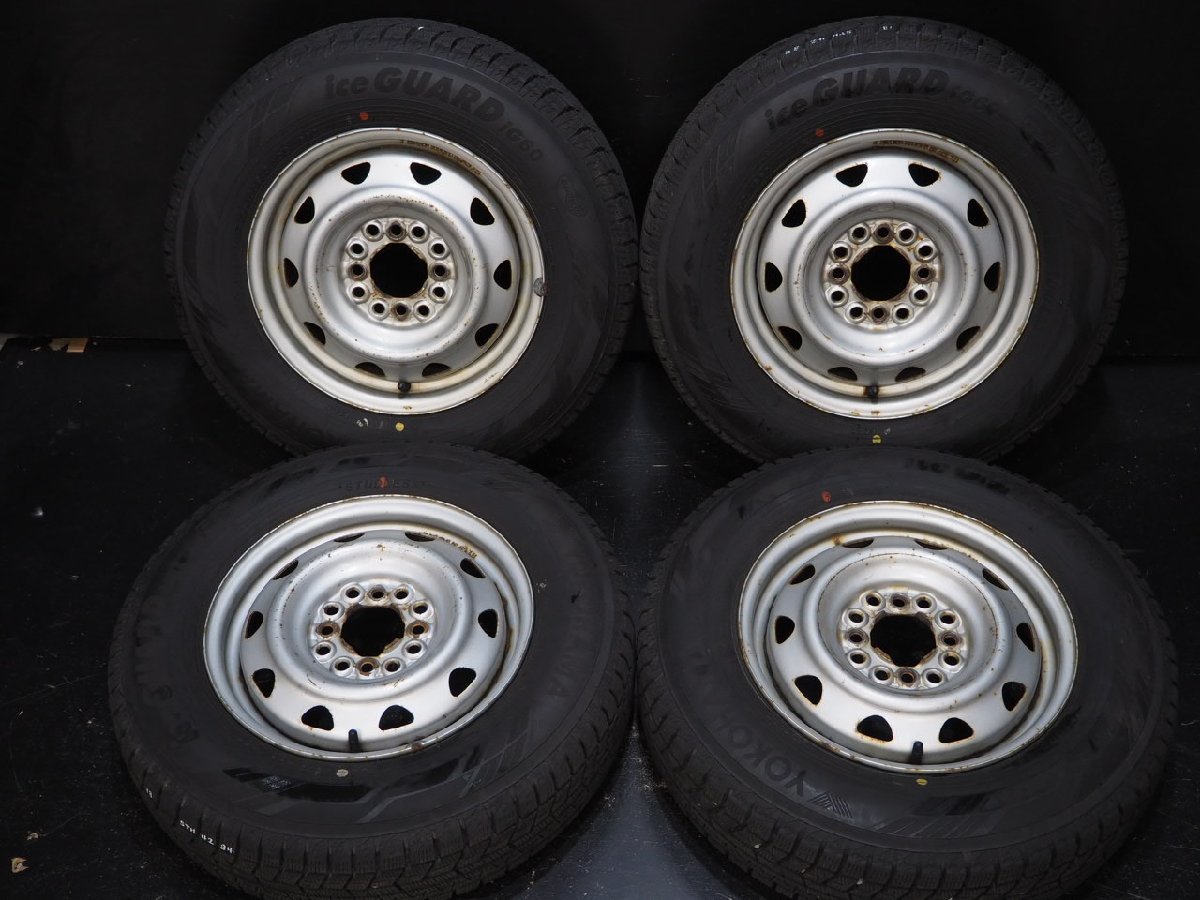 バリ山 ヨコハマ iceGUARD iG60 / 社外マルチスチール【 155/80R13