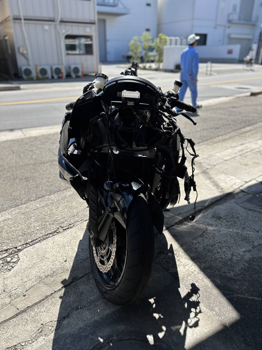最新作，大人気 カワサキ Kawasaki ZX-14R 現状 事故車 書付き 検索 ZX