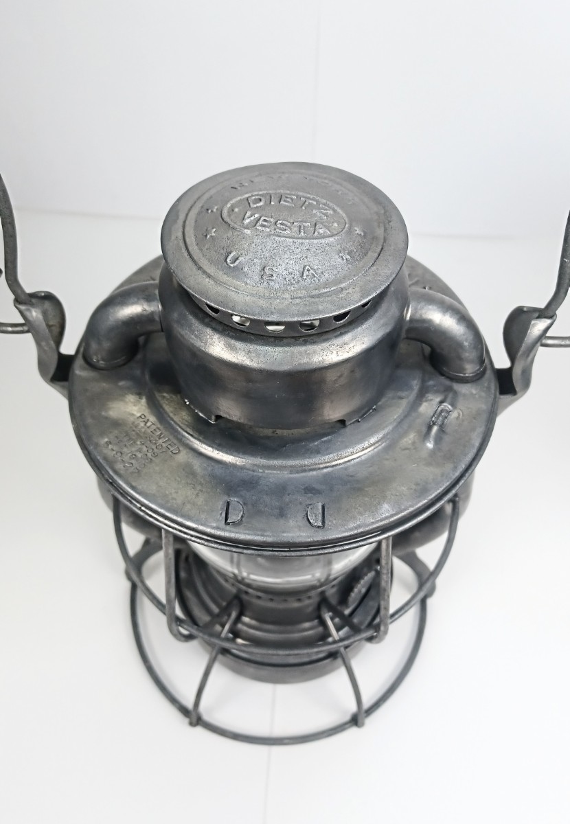 1927年 DIETZ VESTA レイルロードランタン オイルランプ アンティーク