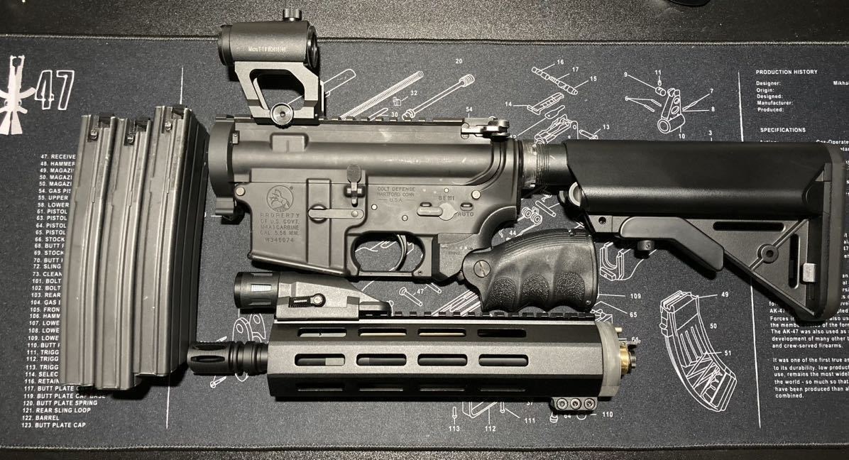 東京マルイ ガスブロ M4 シリーズ MWS QDカスタム MTR16(ガスガン