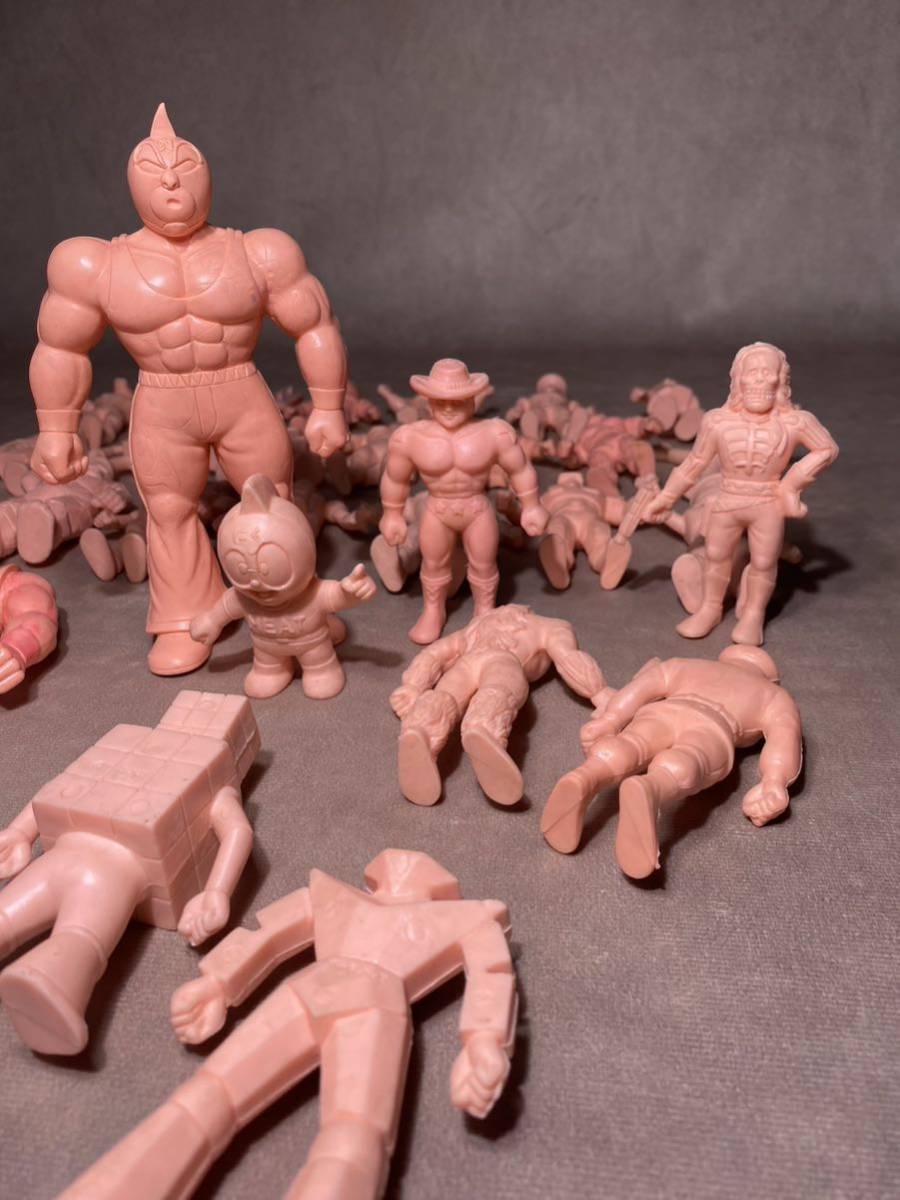 当時物 キン消し デカ消し 丸越 32体セット キン肉マン 1980年代 肌色