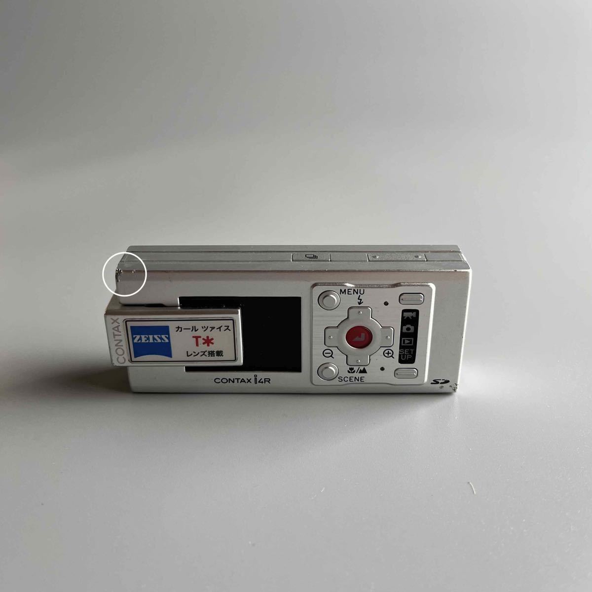 元箱・クレードル付】CONTAX i4R シルバー 当時物カタログ付 元箱