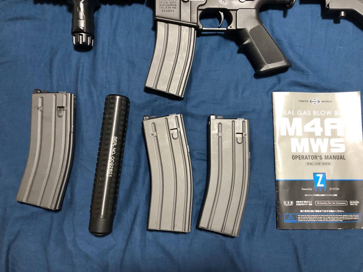 東京マルイ M4A1 MWS ガスブローバック 予備マガジン付