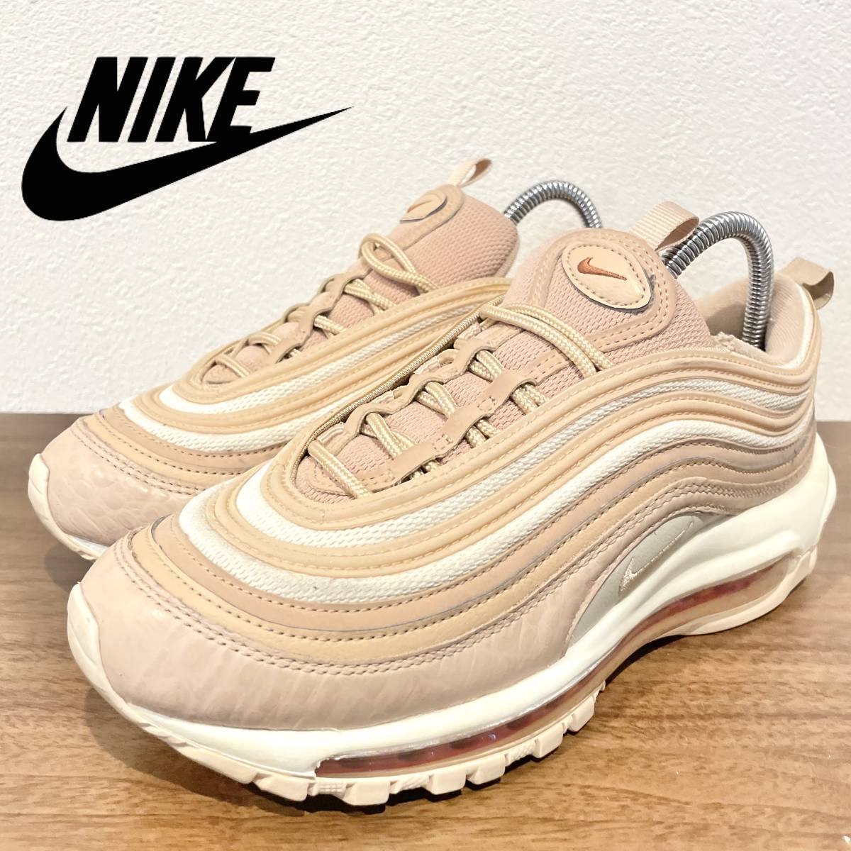 NIKE WMNS AIR MAX 97 LX ナイキ エア マックス 97 ブラウン レディース ローカットスニーカー カジュアル 24cm