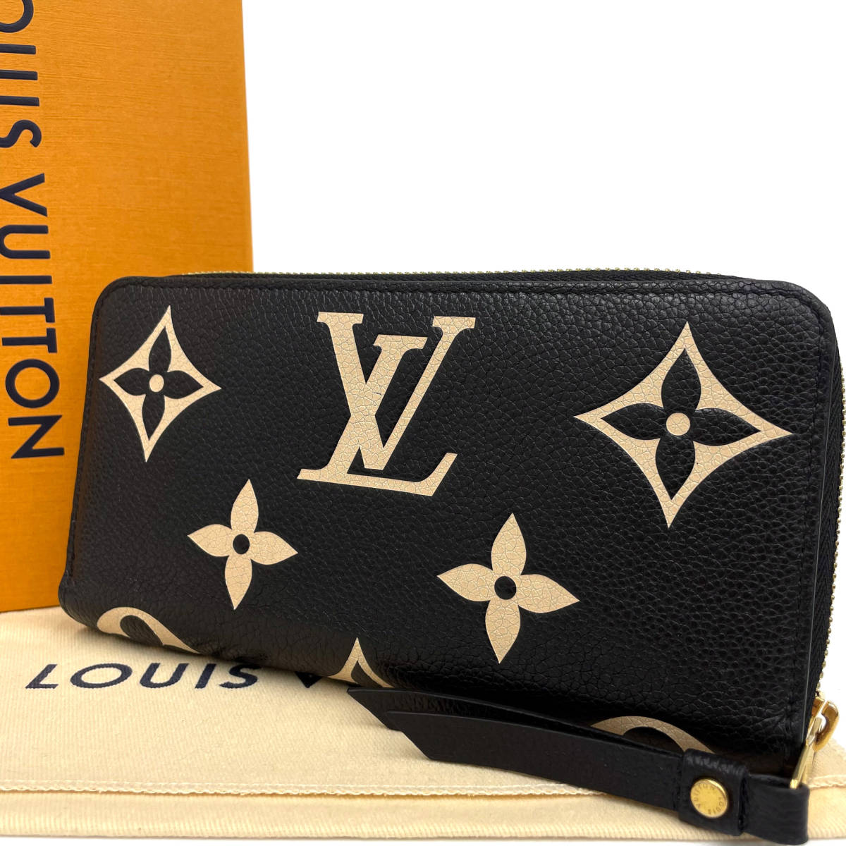 超美品】ルイヴィトン アンプラント ICタグ ジッピー ブラック 