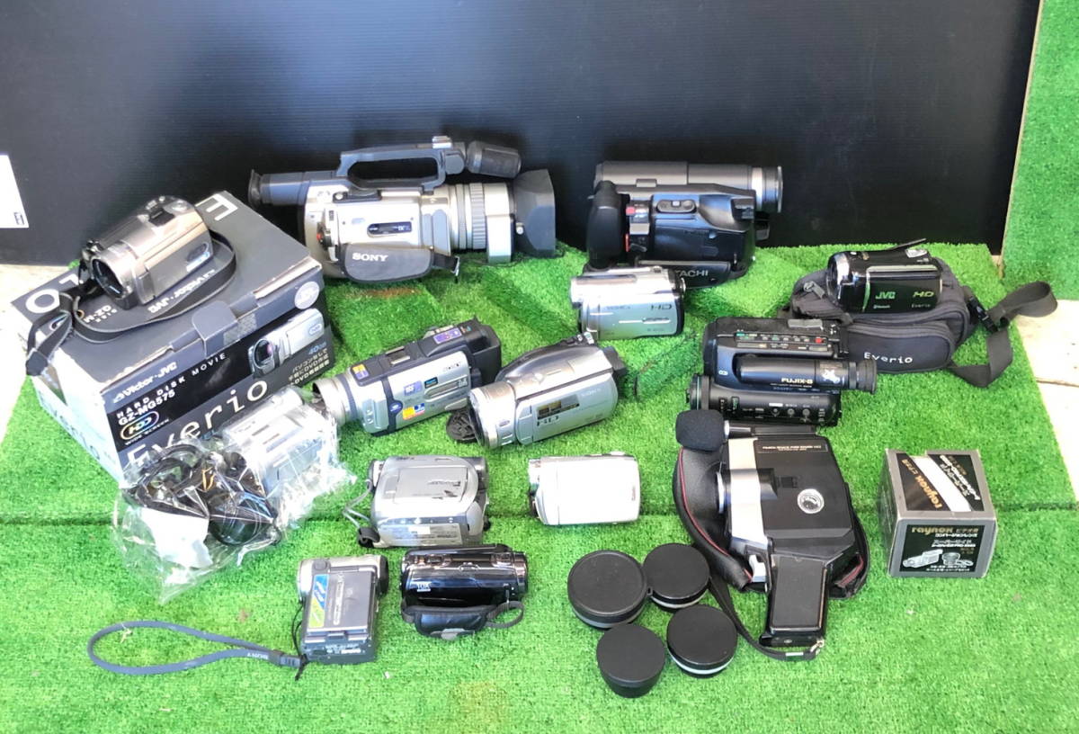 ジャンク】 ビデオカメラ FUJICA Victor SONY SHARP HITACHI JVC