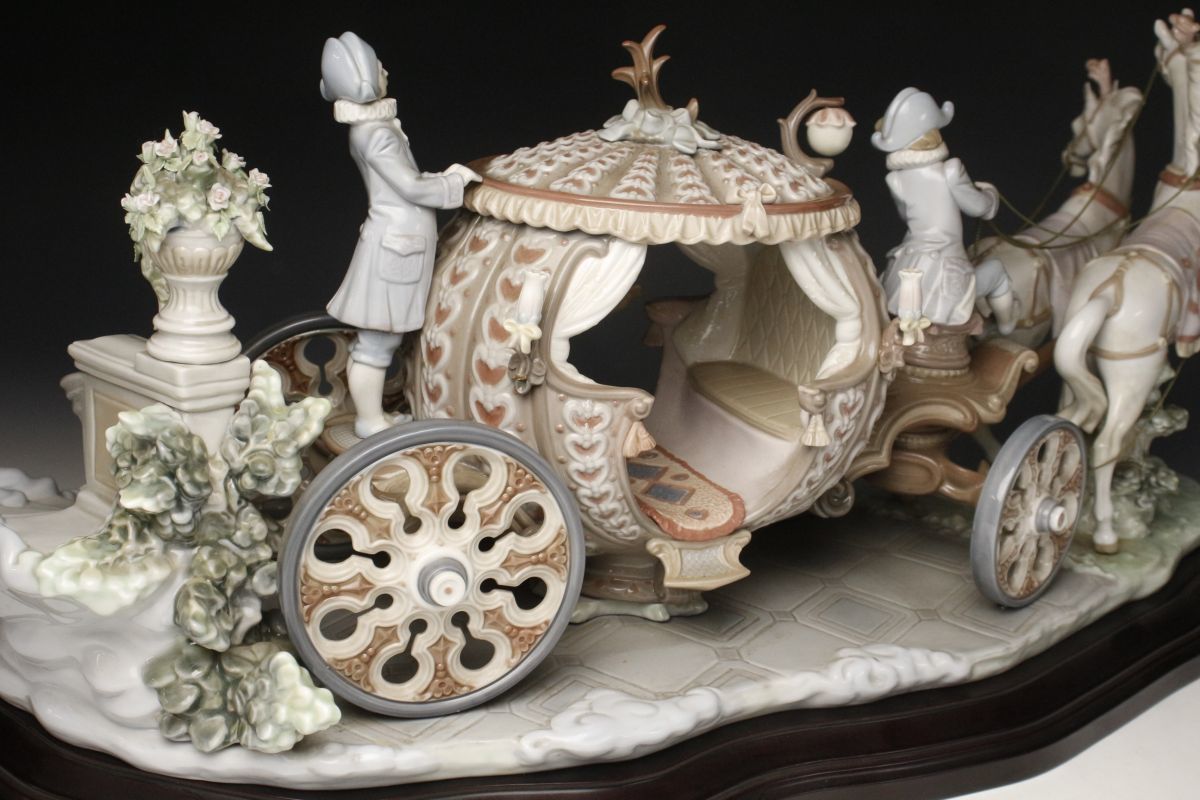 LIG】LLADRO リヤドロ 大型作品 64㎝ 「24時の鐘の音」 限定1500体