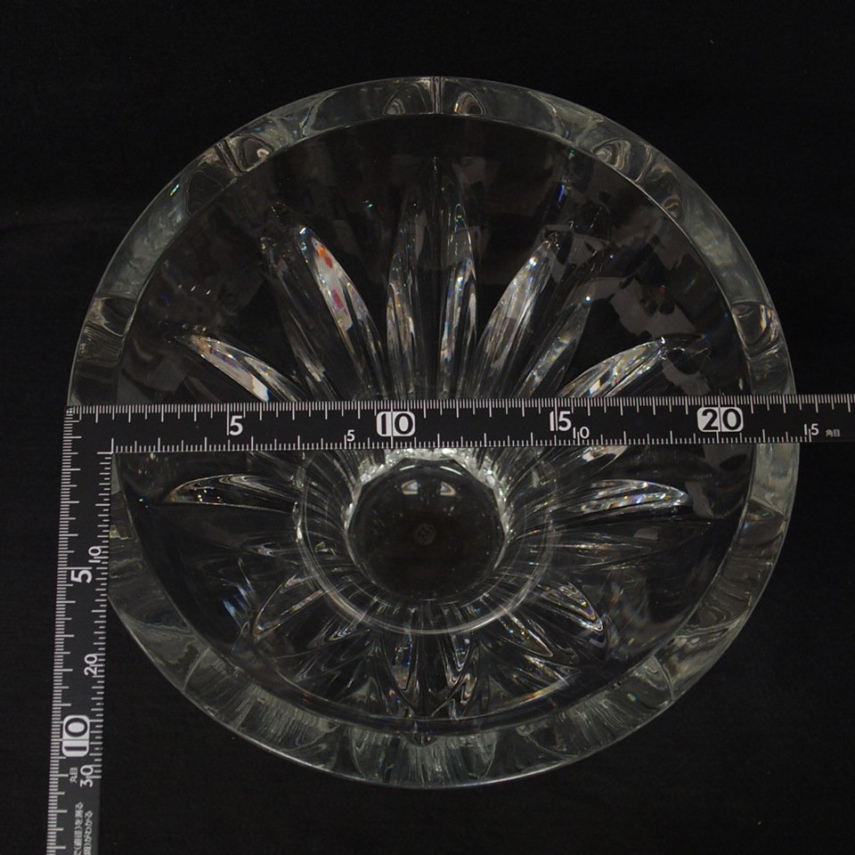 m001l I 12. バカラ ブリジット フラワーベース 高さ25cm 花瓶