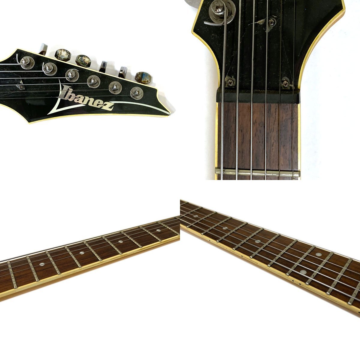 IBANEZ RGA42 ブラック マホガニーボディ アクティブEQはミニスイッチ
