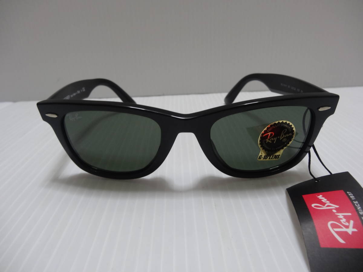 新品★レイバン【Ray-Ban】男女兼用★サングラス★WAYFARER★RB2140-F★ブラック★特価品★送料込★R-31　　　