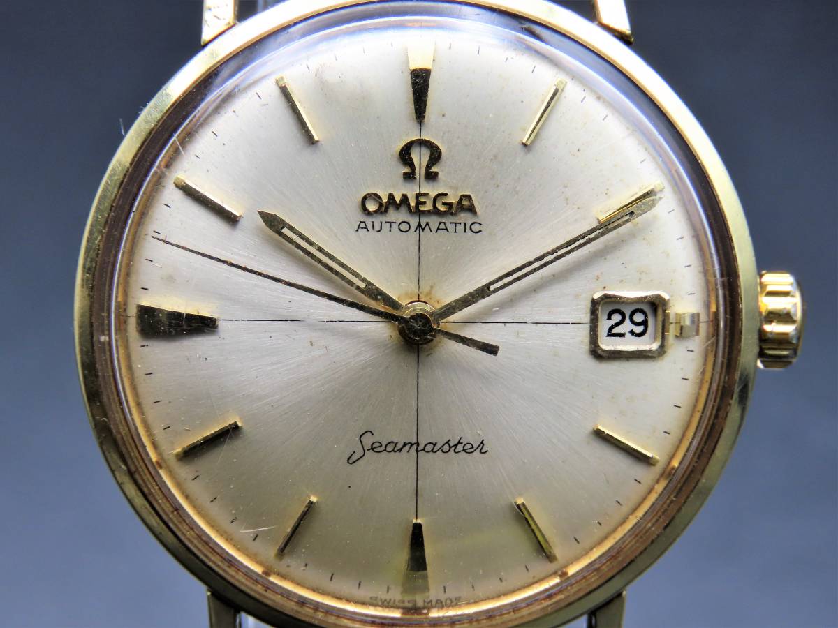 1円～! 稼動品☆正規品 OMEGA オメガ シーマスター クロスライン 自動