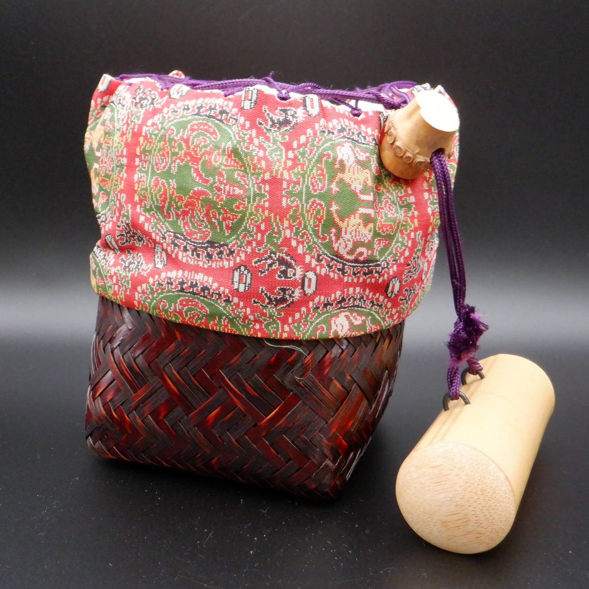 野点セット+小茶碗 2ケ(香岳造、景山造)｜茶筅　茶筅筒　野点籠　野点茶碗｜_10