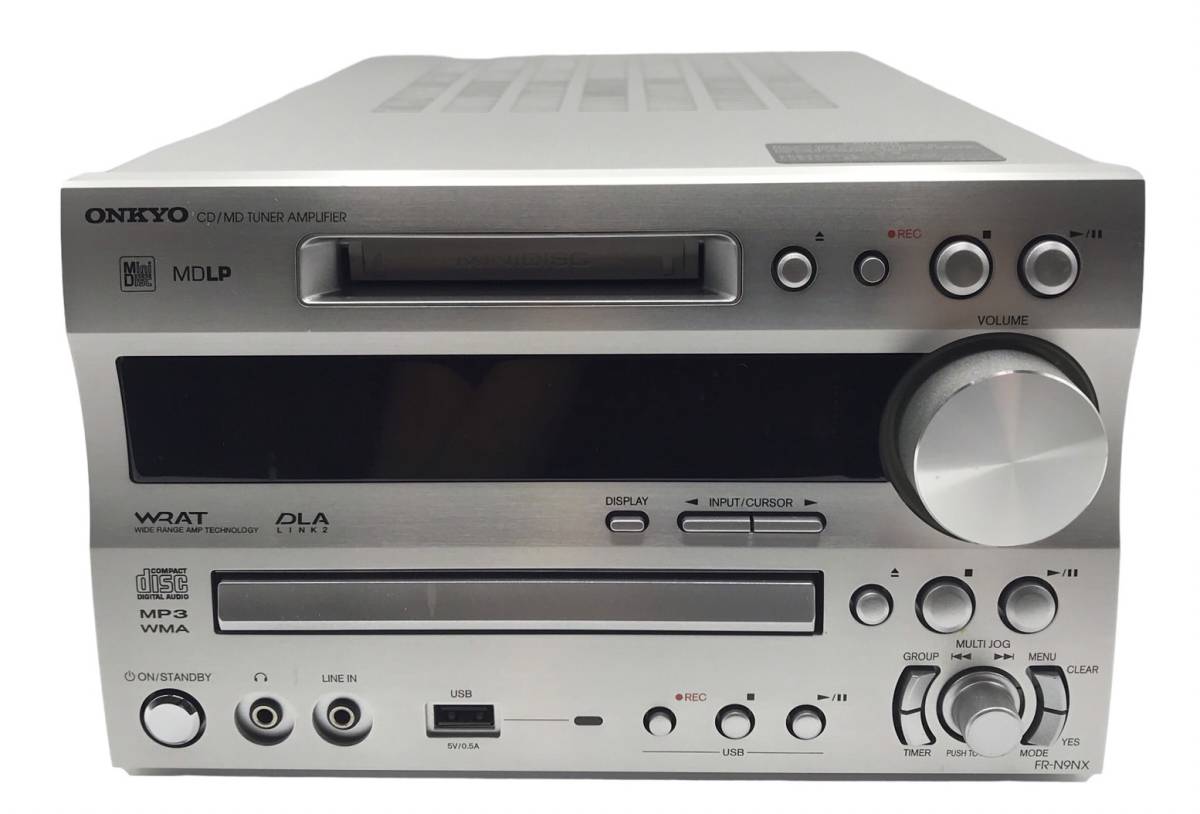 Y0476 （訳アリ）ONKYO CD/MDチューナーアンプ FR-N9NX(S) ONKYO