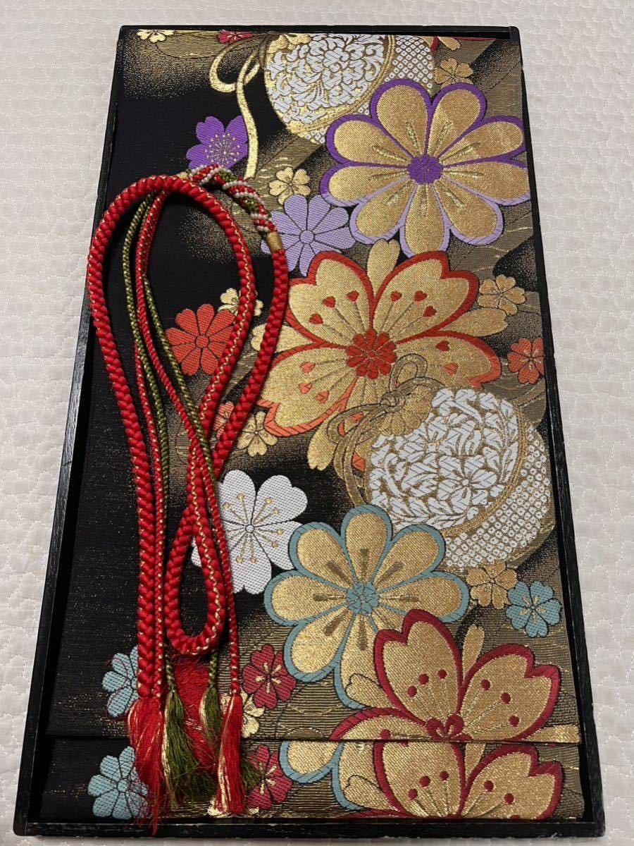 平和屋着物＊夏物 九寸開き名古屋帯 駒刺繍 総刺繍 枝椿