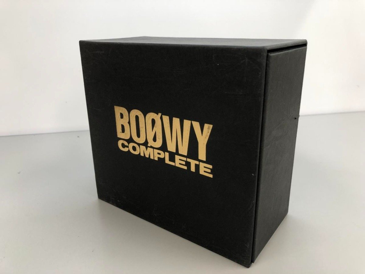 BOØWY COMPLETE CD10枚組 BOOWY COMPLETE 10枚組CD 黒バージョン 黒BOX