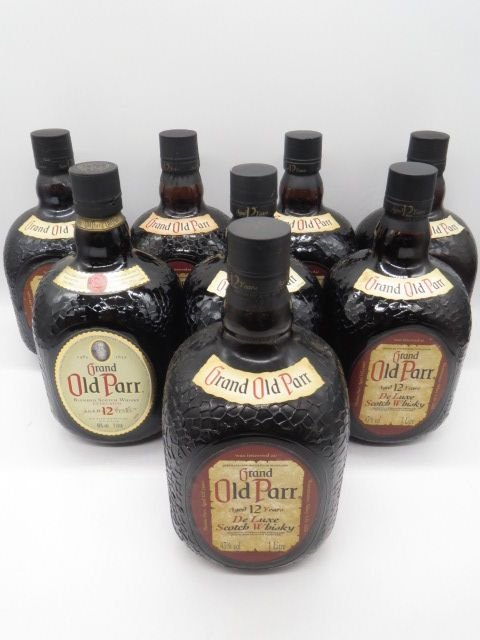 未開栓 洋酒 オールドパー Old Parr 1000ml 8本セット 送料無料 Old