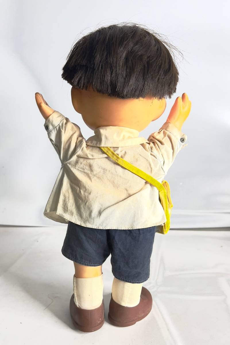 0905-6】 【1円〜】昭和レトロ まことちゃん ソフビ さわだまこと う 