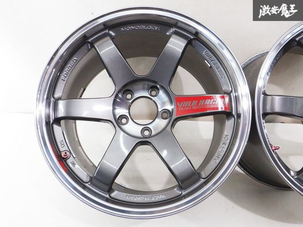 売り切り！！ RAYS レイズ VR ボルクレーシング TE37SL 鍛造 18インチ 