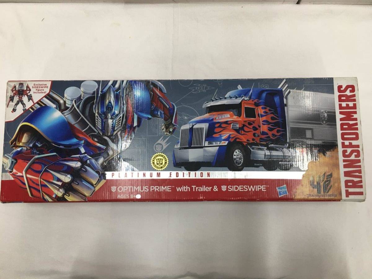 GIO34188 トランスフォーマー オプティマスプライム トレーラー＆サイドワイプ OPTIMUS PRIME with Trailer＆ SIDESWIPE 現状品お渡し