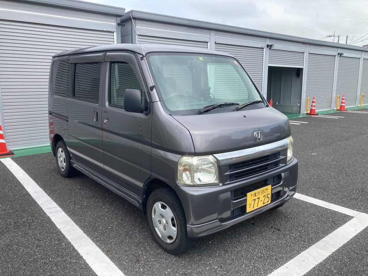 バモス ターボ 車検残令和7年9月 晒す 水色 引き取り