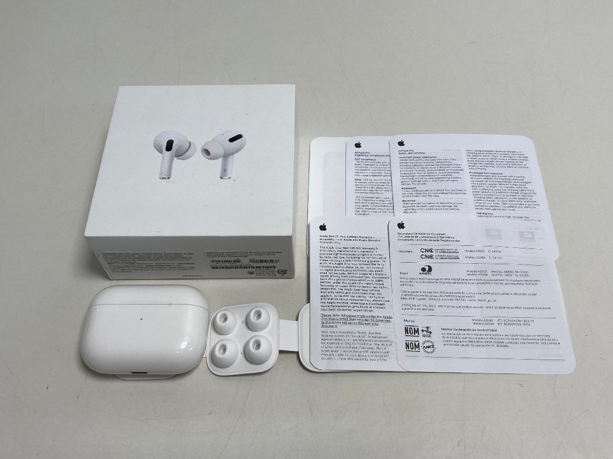 ☆99-04-1887】□中古品□Apple AirPods Pro MWP22J/A A2083 A2084