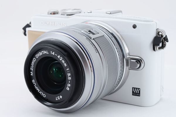 OLYMPUS PEN オリンパス E-PL5 ホワイト レンズキット 新品SD32GB付き