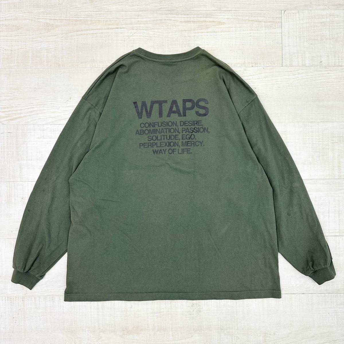 23ss 2023 WTAPS INGREDIENTS LS COTTON TEE ダブルタップス ロゴ 