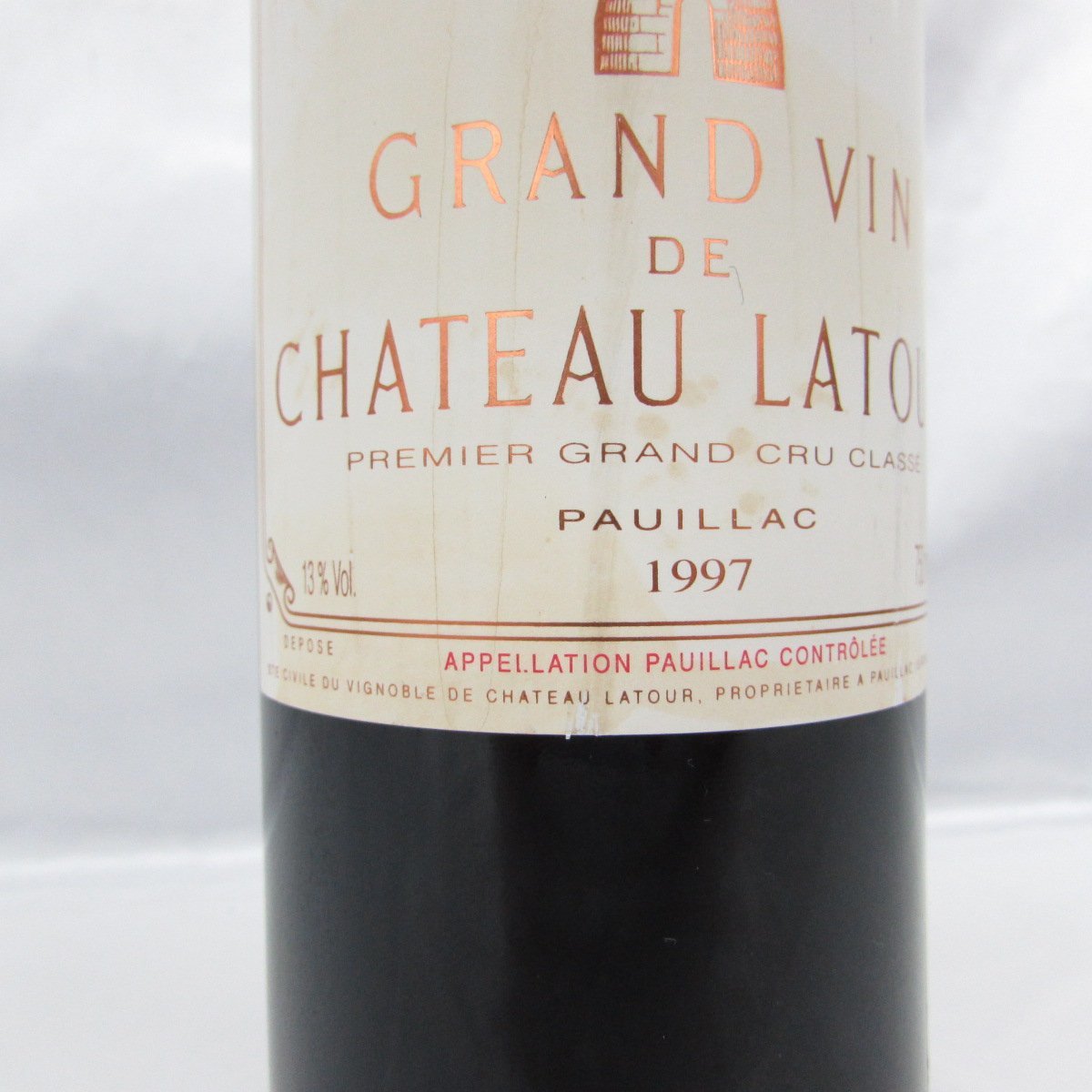 未開栓】Chateau Latour シャトー・ラトゥール 1997 赤 ワイン 750ml 未開栓】Chateau Latour シャトー・ラトゥール 1997 赤 ワイン 750ml