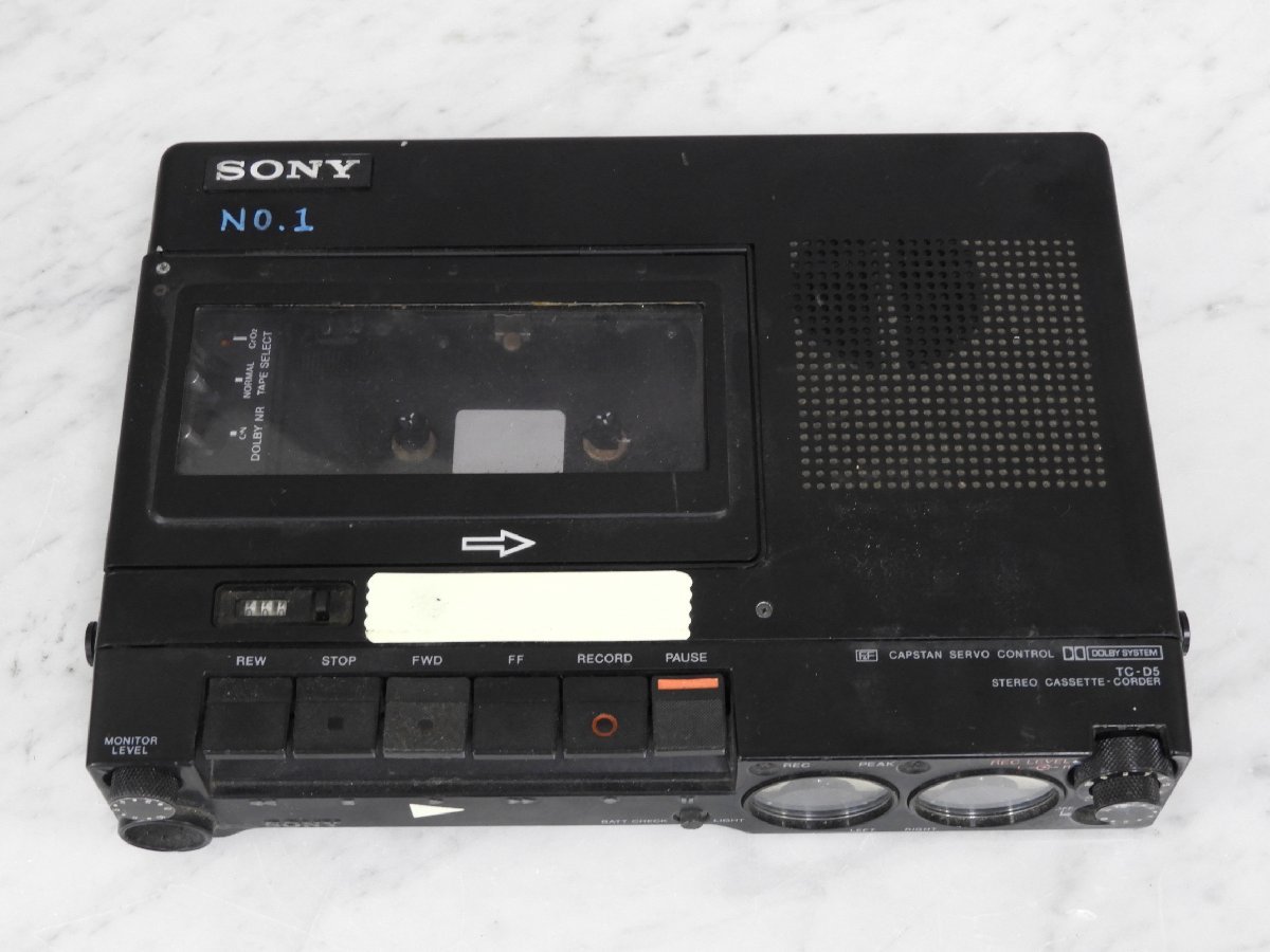 ☆ SONY ソニー TC-D5 カセットテープレコーダー デンスケ ☆ジャンク
