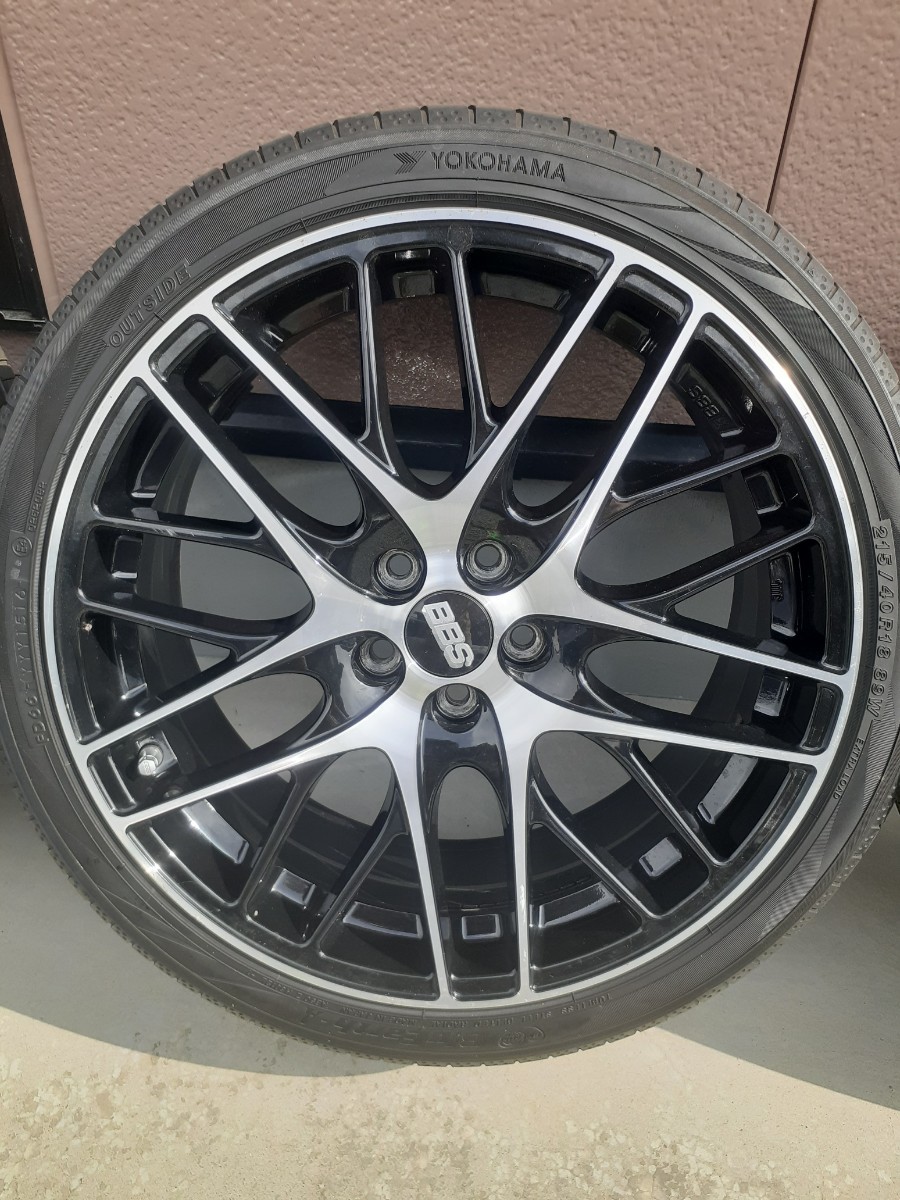 BBS 215⁄40R18 and with 7.5J Volkswagen LM RI-A037 シバタイヤ 18