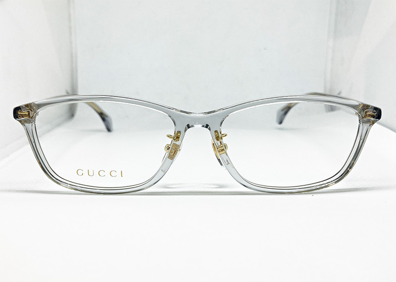 GUCCI グッチ 正規品 眼鏡フレーム GG1356OJ-003 グレー クリア クリア