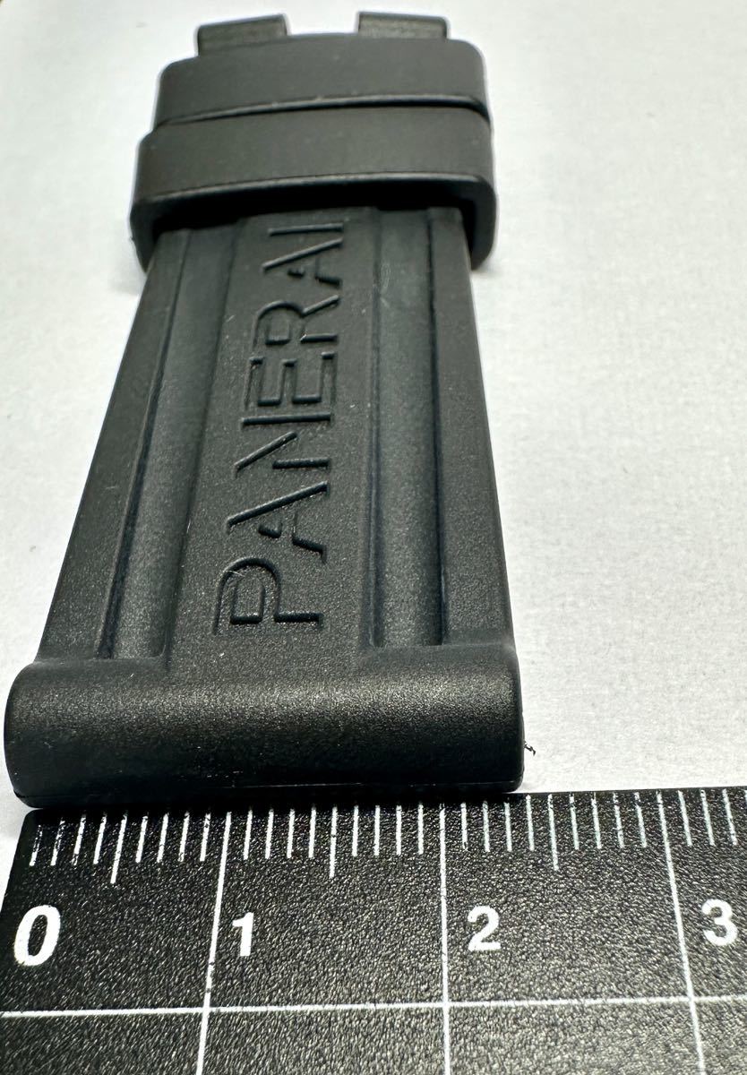 新品未使用PANERAI 24-22mm ブラックラバー純正ストラップ公式通販