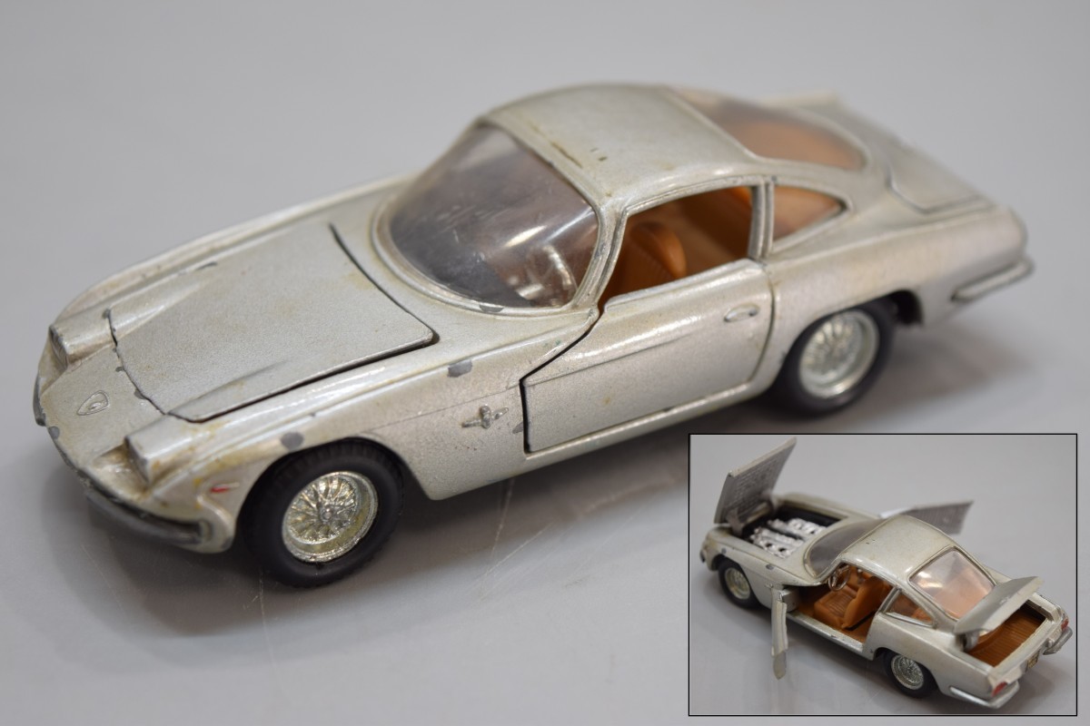 当時物 1/43 POLITOYS-M ポリトーイ Lamborghini ランボルギーニ 350 GT No.539 ミニカー 車 ビンテージ レトロ 玩具 ポリトイズ RJ-186M