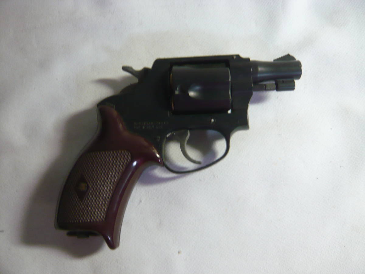 ジャンク！！　ガスガン　マルシン・MARUSHIN　POLICE REVOLVER 8mm　ポリスリボルバー　ASGK(刻印有)