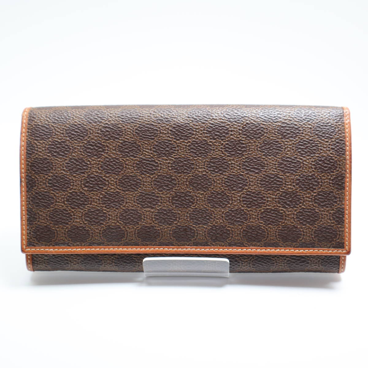 セリーヌ CELINE マカダム柄 レザー 二つ折り 長財布 イタリア製 レディース