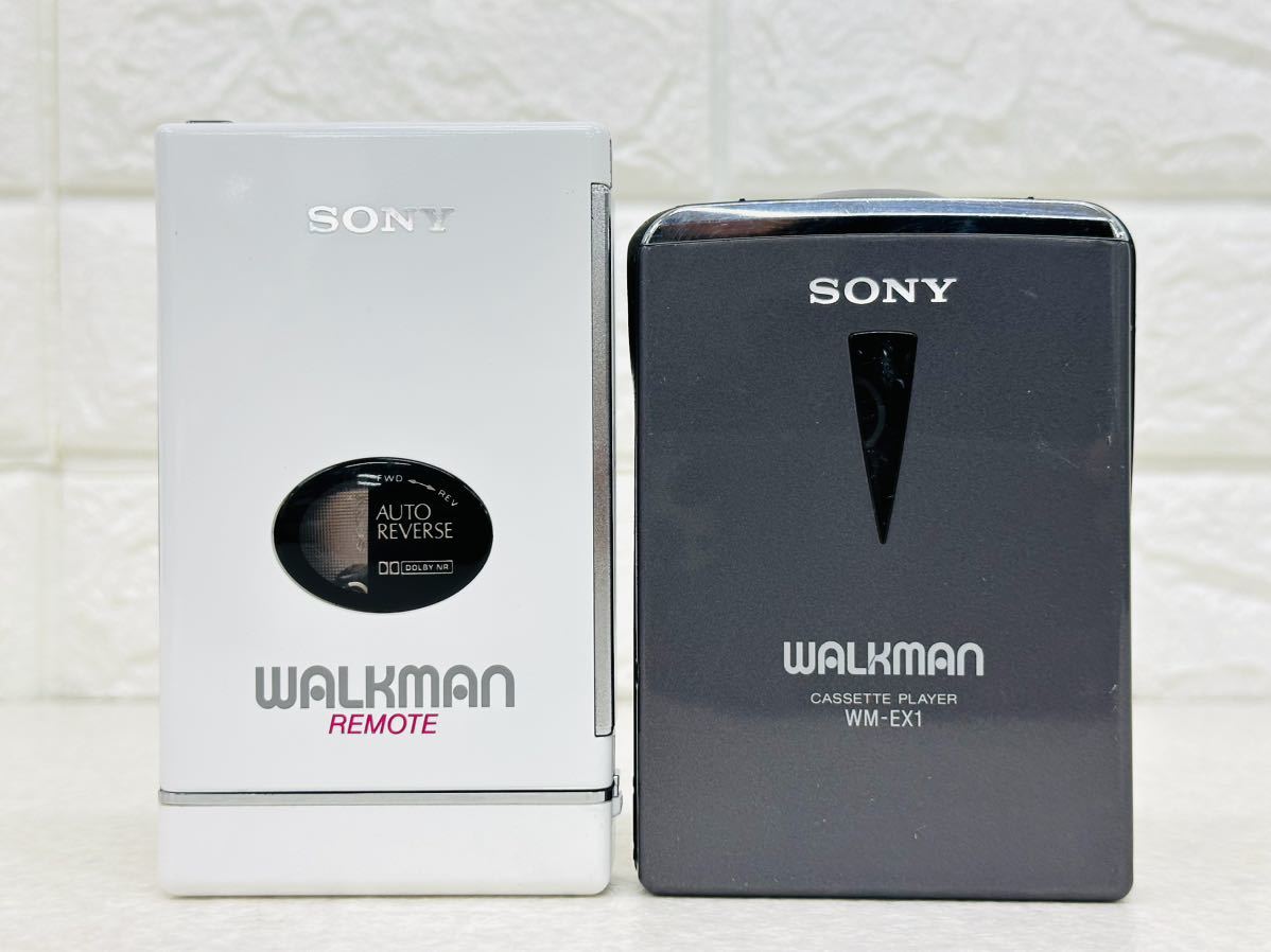 A405(60) SONY WM-109 WM-EX1 カセットウォークマン WALKMAN 2台セット　まとめて　中古　本体のみ【ジャンク】