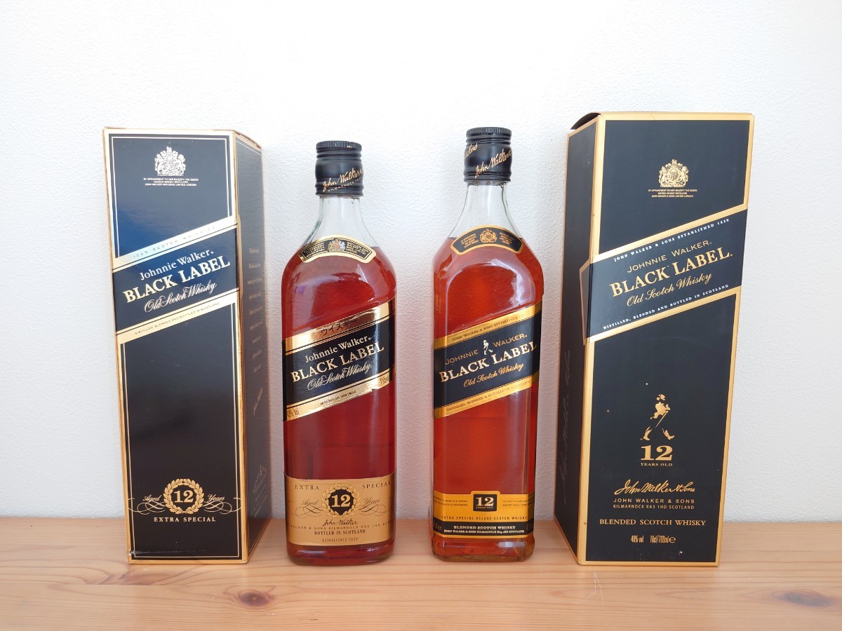 古酒未開栓☆JOHNNIE WALKER/ジョニーウォーカー ブラックラベル 12年