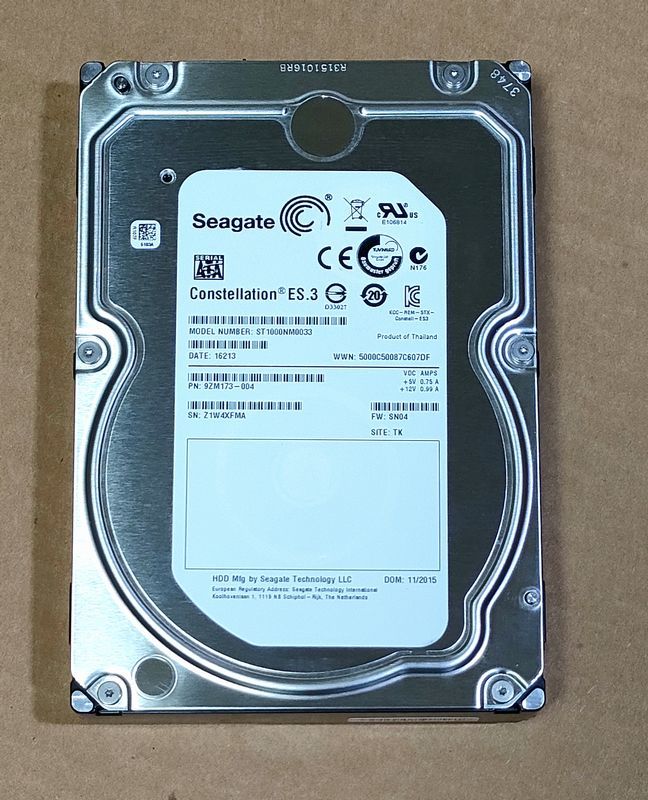 Mac Pro2010~2012用 Seagate 1TB HDD (Catalina 15.7 入り)