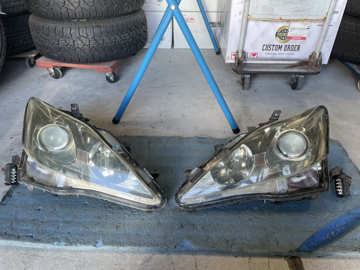 レクサスIS250 純正ヘッドライト 左右セット IS250 LEXUS レクサス IS