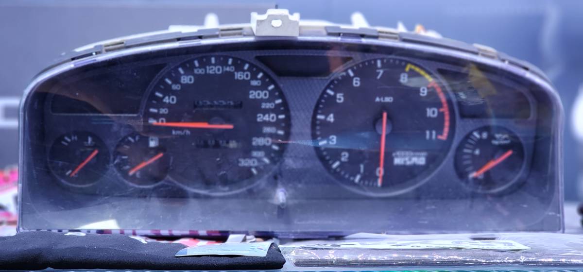 ★ 超希少53，000km★スカイライン R33 GT-R BCNR33 NISMO 320 KM/H ブラック メーターフルスケール ニスモ 日産