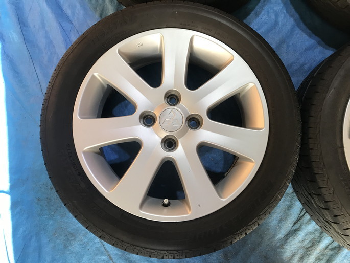 三菱 アイ アイミーブ 純正アルミホイール スタッドレスタイヤセット